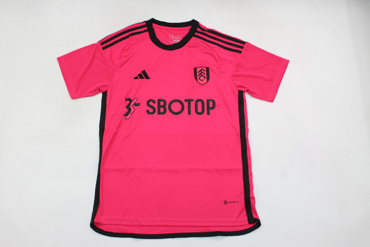 AAA Quality Fulham 23/24 Away Pink Soccer Jersey